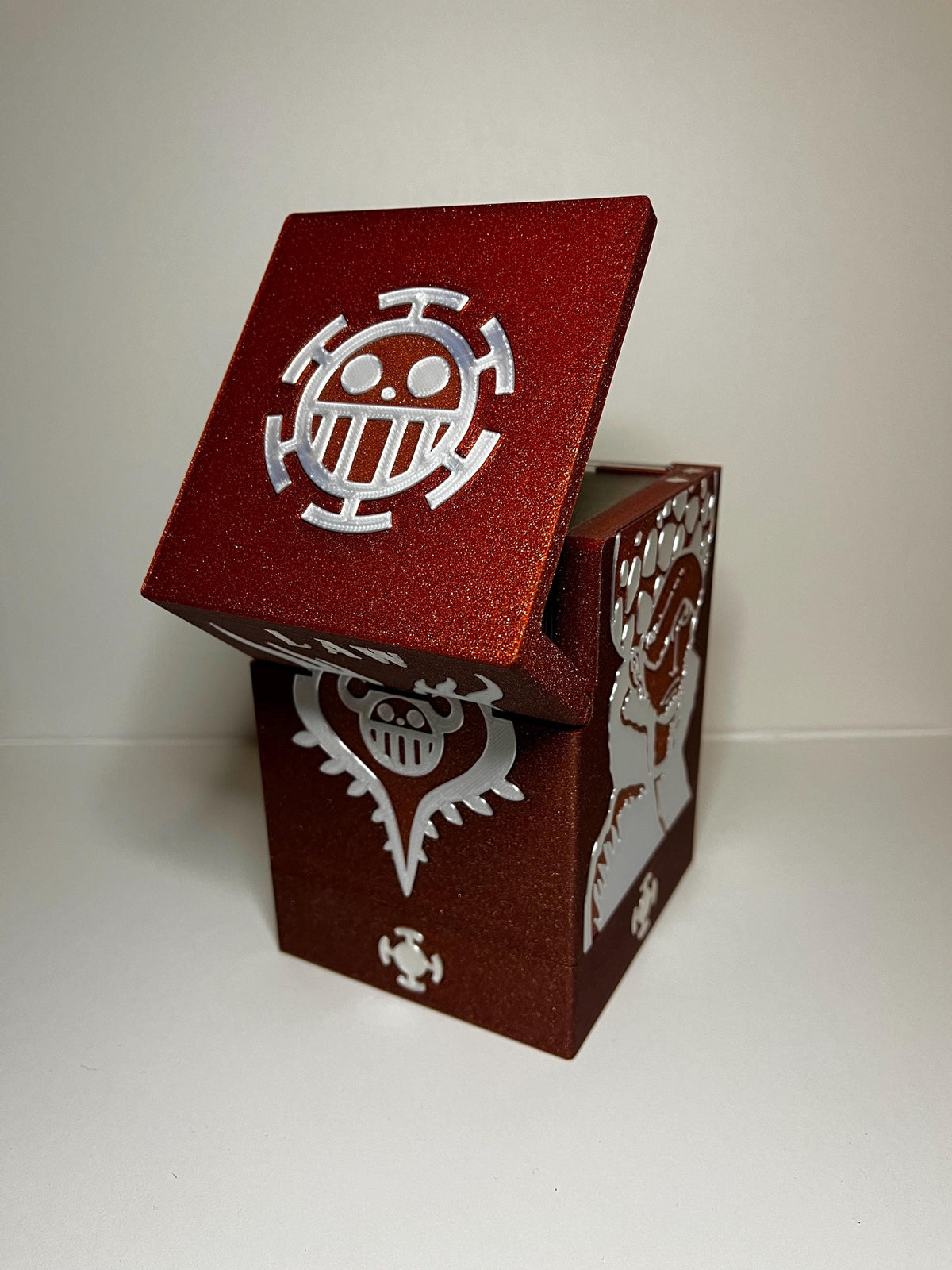 OP14 Red Law Leader Deck Box